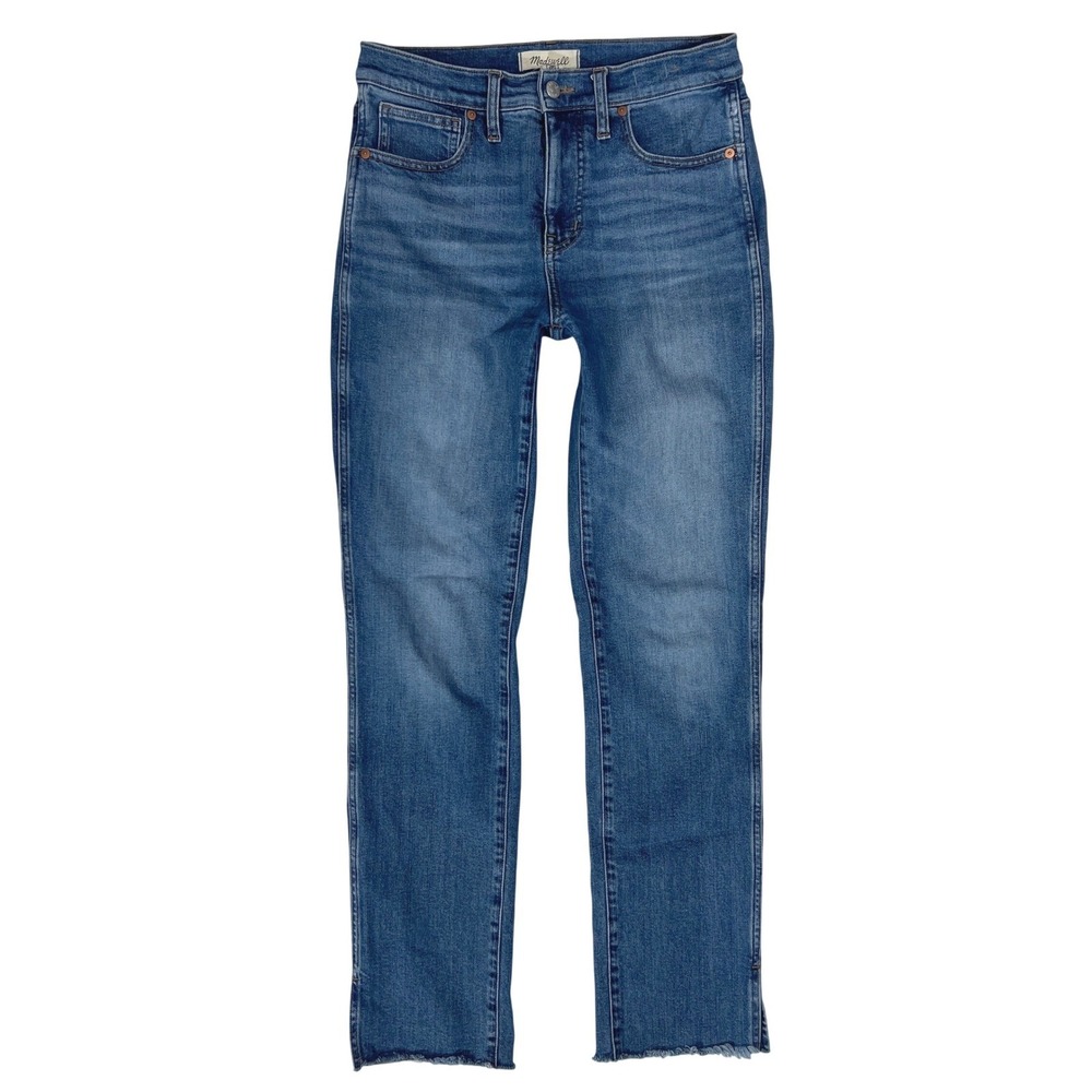 Madewell Mid Rise Stovepipe Jeans 27 90s Straight Minimalist Cowgirl Festival 5
